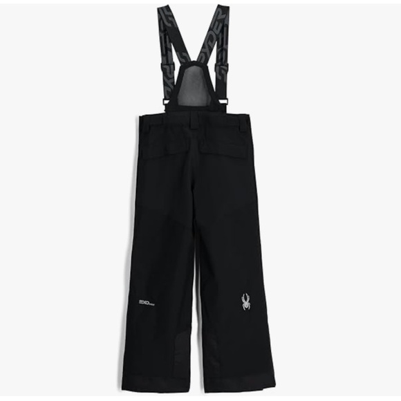 Spyder Kid’s Ski Snowboard Pants Full Zipper Side Detachable Suspenders Size 18 - Picture 1 of 16